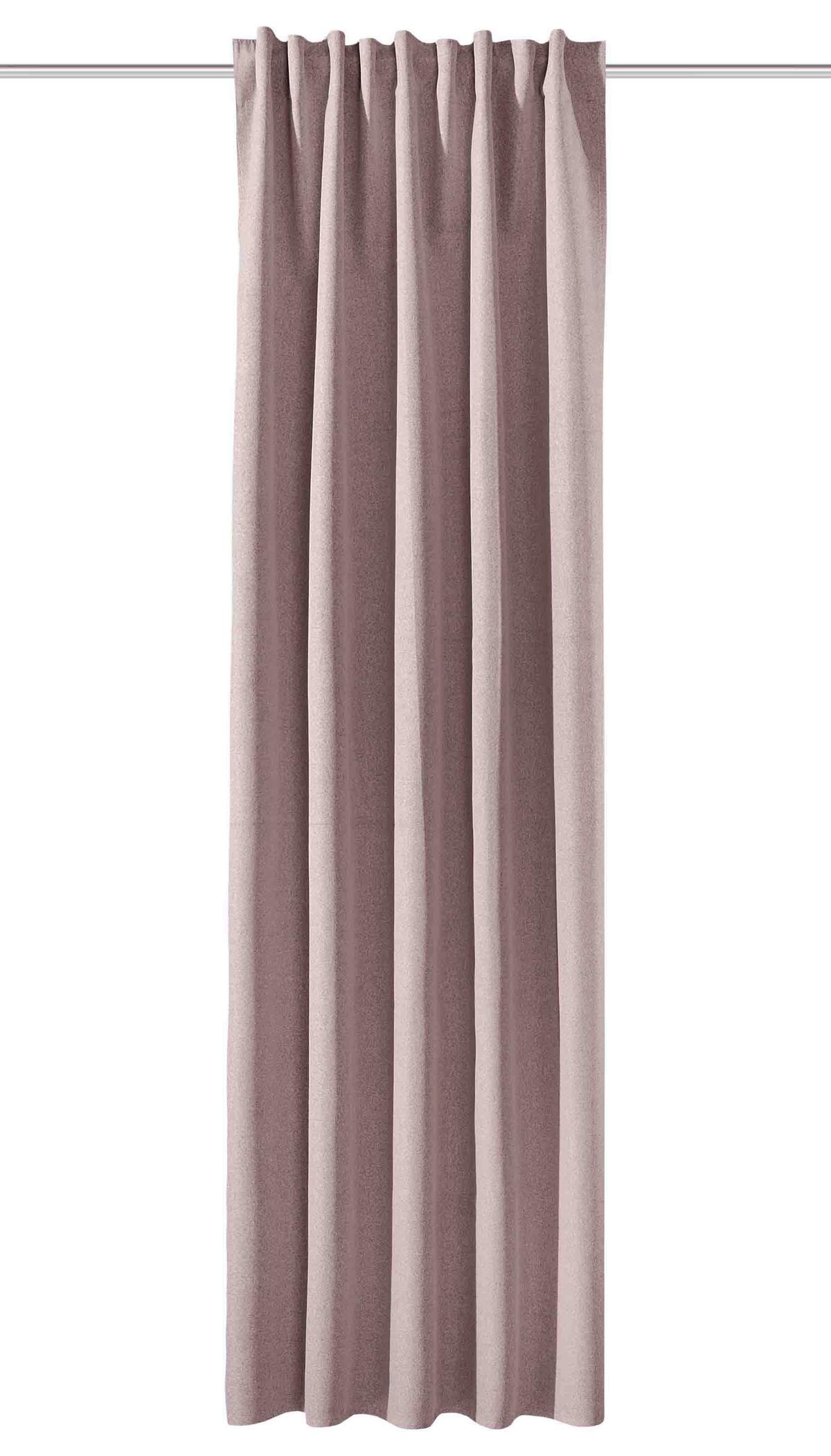 Fertigvorhang Jonalu - Rosa, Basics, Textil (140/300cm)