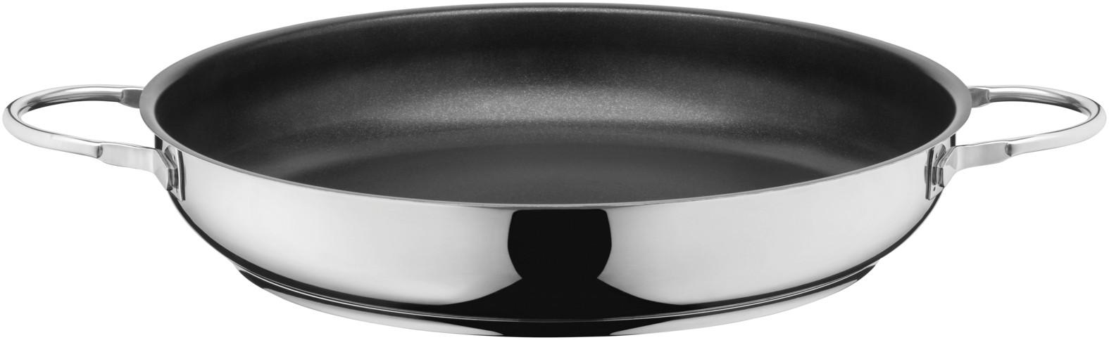 Slit Servierpfanne Calabria D: 32 cm Antihaftbeschichtet - Edelstahlfarben, KONVENTIONELL, Metall (32cm) - Silit