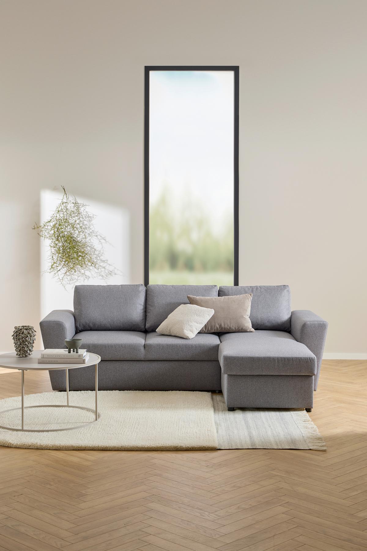 COUCHTISCH Seaford Grau L: 80cm - Grau, Design, Holzwerkstoff/Metall (80/80/45cm) - MID.YOU