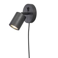 WANDLEUCHTE JAVA/WS1/B - Schwarz, Trend (12/15/12cm) - Good & Mojo
