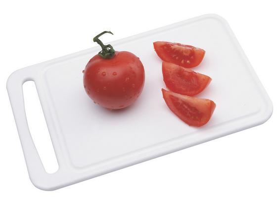 Schneidebrett 24x15 cm - Weiß, KONVENTIONELL, Kunststoff (24/8/15cm) Schneidebrett 24x15 cm - Weiß, KONVENTIONELL, Kunststoff (24/8/15cm)