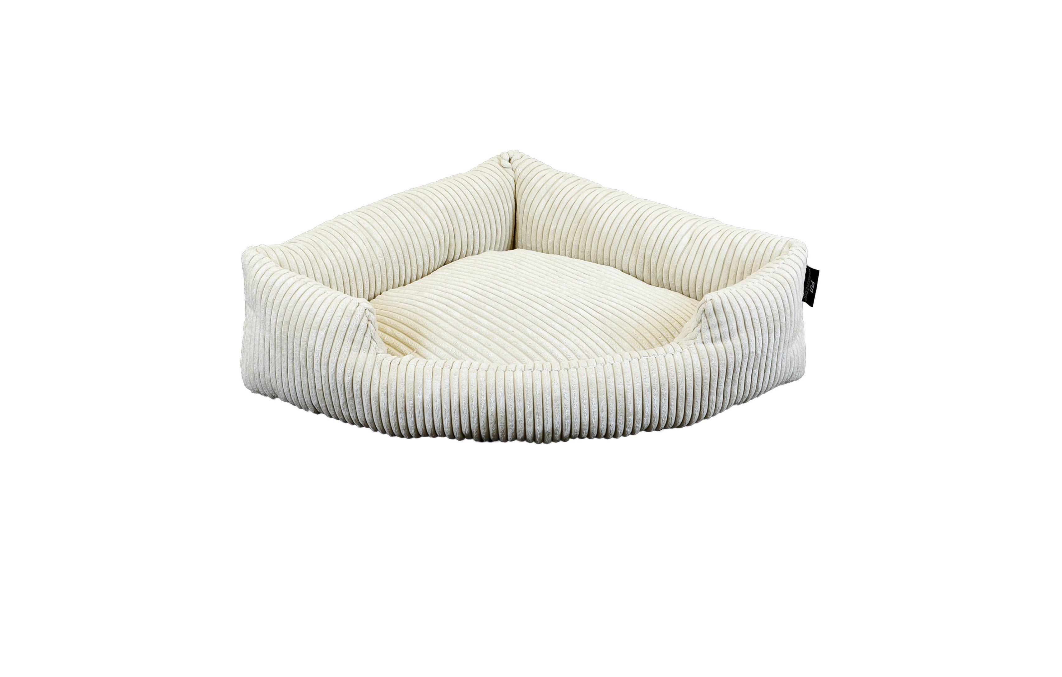 Hundebett Tabby Gr. 1 Beige, Lxbxh: 65x50x15 Cm - Beige, Basics, Textil (65/50/15cm)