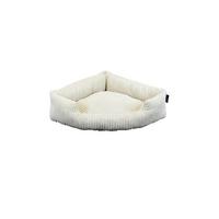 Hundebett Tabby Gr. 1 Beige, LxBxH: 65x50x15 cm - Beige, Basics, Textil (65/50/15cm)