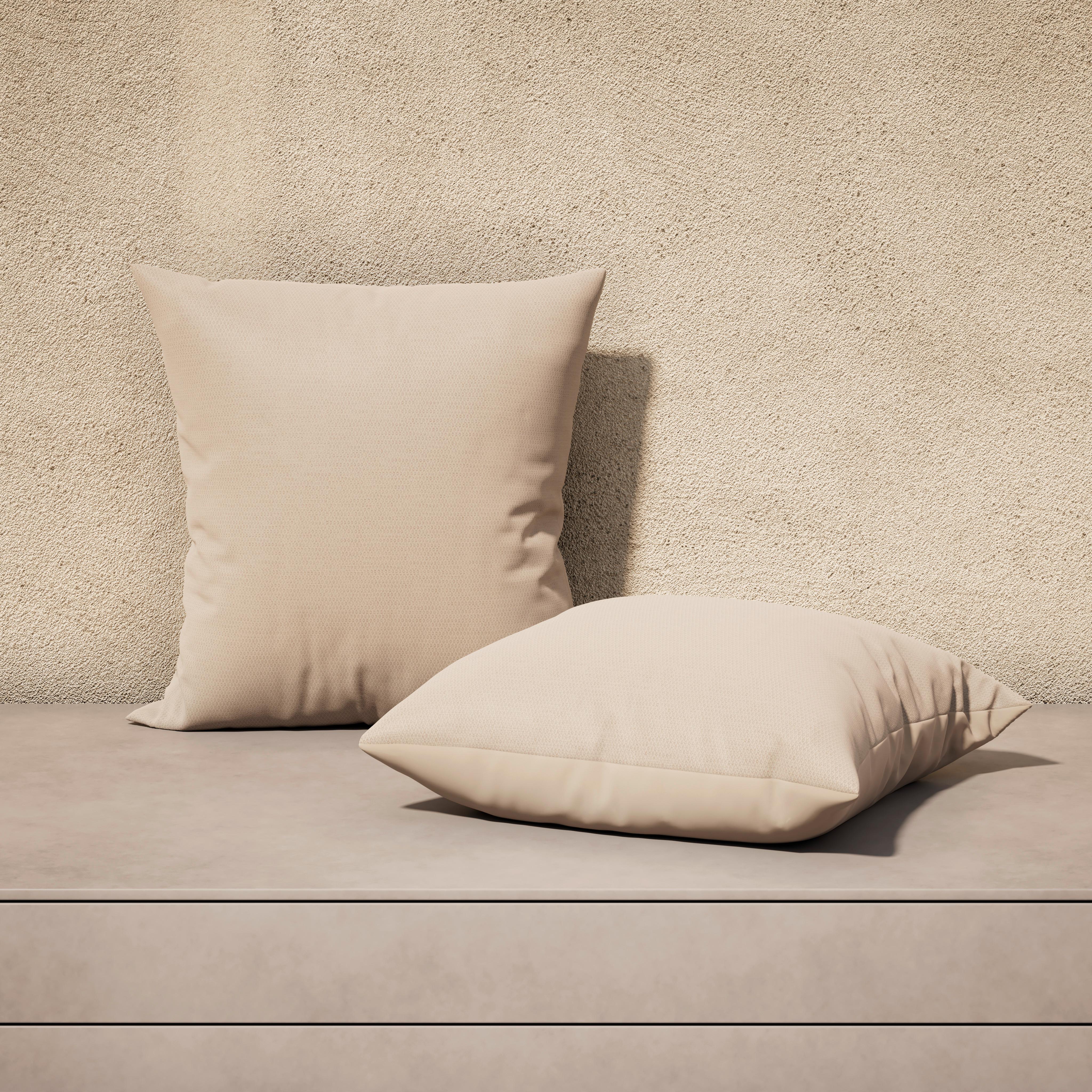 VENKOVNÍ POLŠTÁŘ DIVINA - béžová, Moderní, textil (45/4/45cm) - Bessagi Garden