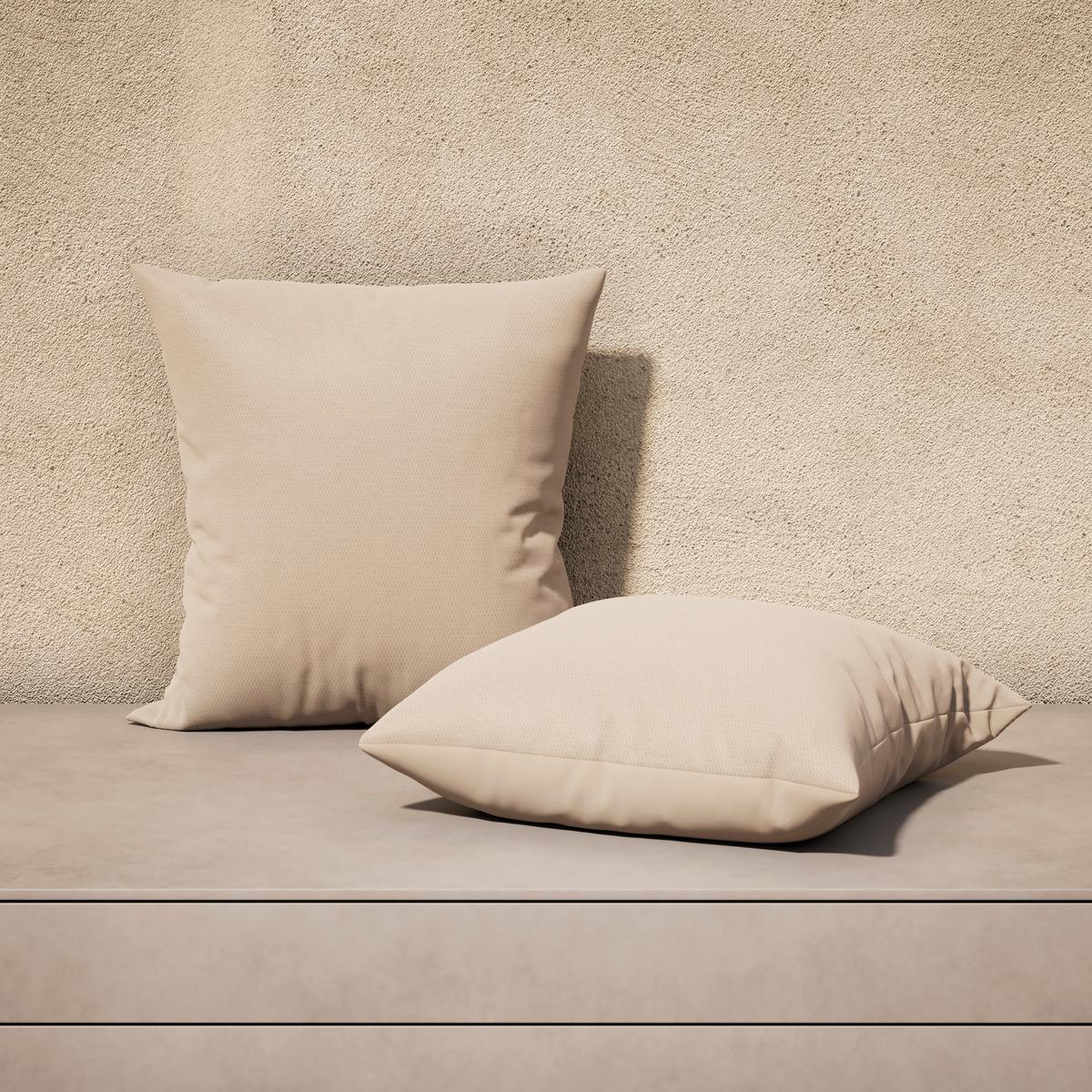 VENKOVNÍ POLŠTÁŘ DIVINA - béžová, Moderní, textil (45/4/45cm) - Bessagi Garden