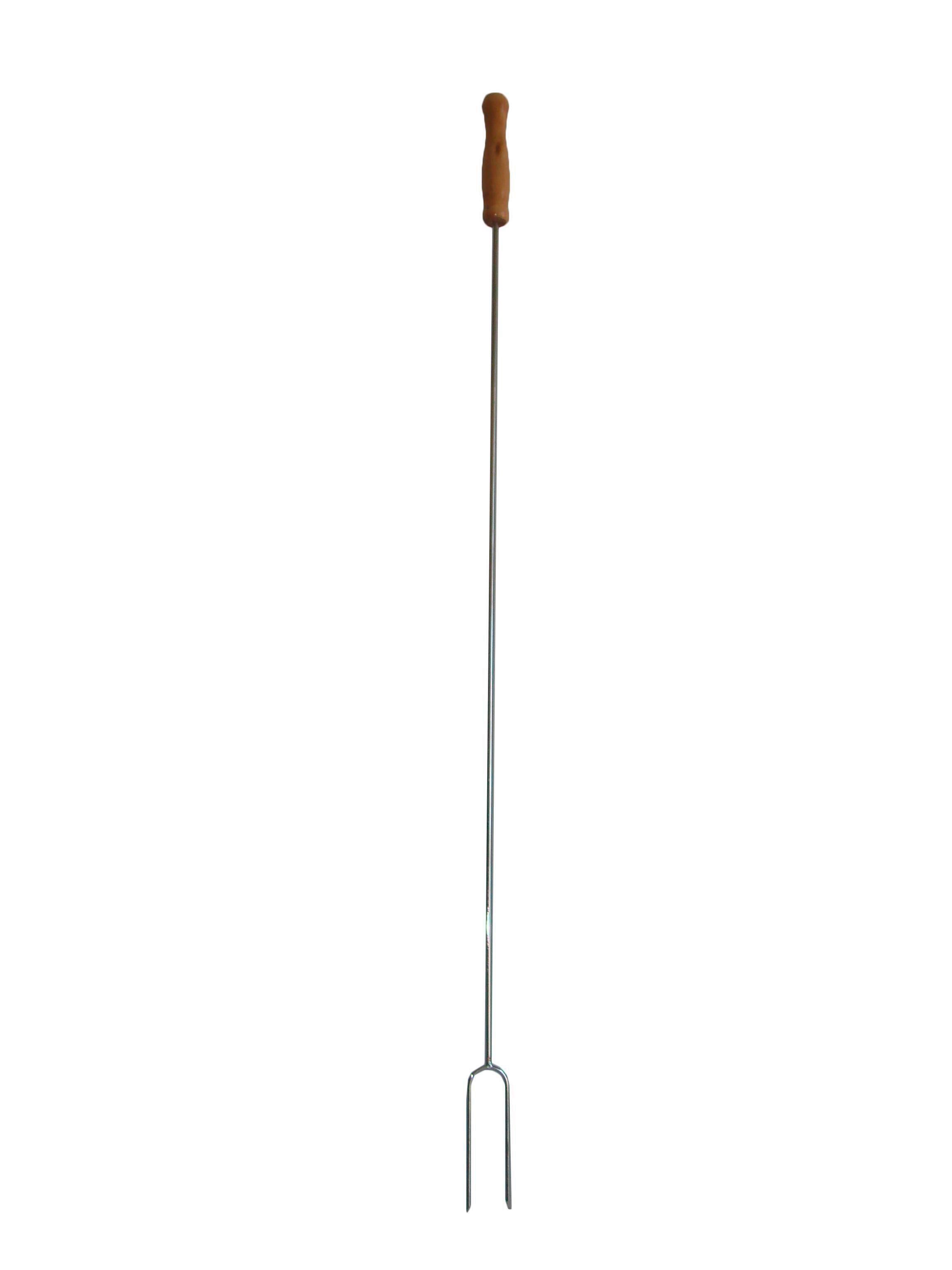 Grill Nyársak Bbq - ezüst/natúr, fém (76cm)