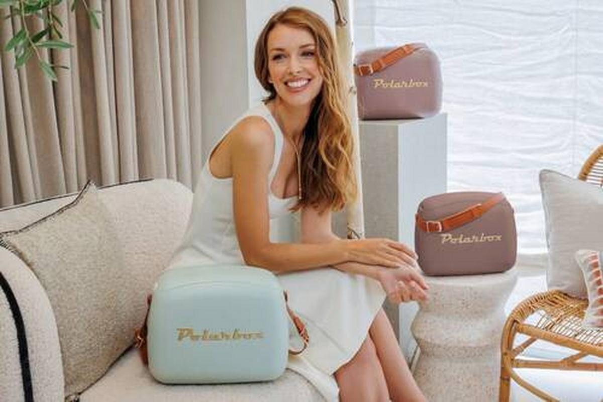 Chladící taška objem: 6L, včet. 2 boxu - světle fialová, Moderní, plast (6l) - Polarbox