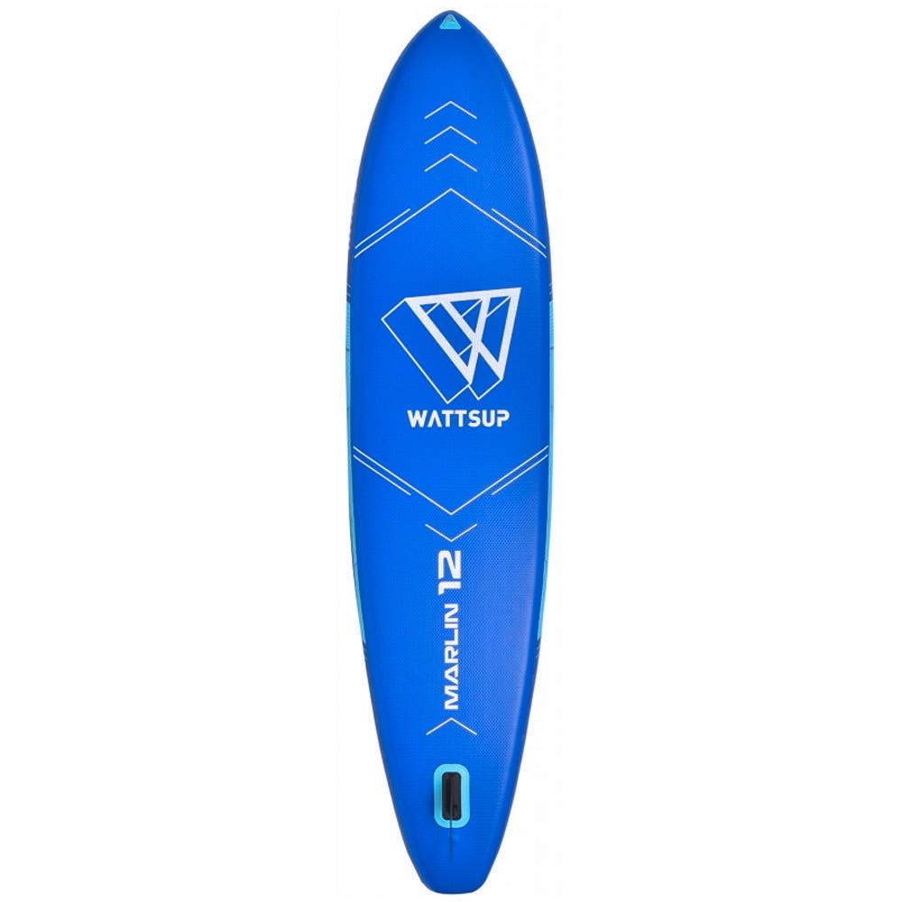 Stand Up Paddle Aufblasbar Sup Wattsup Marlin 12' - Blau/Schwarz, Basics, Kunststoff (365/15/81cm)
