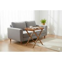 Gartentablett-Tisch, faltbar Akazie 68x44x74 cm - Akaziefarben, Basics, Holz (68/44/74cm)