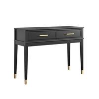 Konsole Westerleigh Schwarz 105 cm - Schwarz/Bronzefarben, Design, Holzwerkstoff/Metall (105/76/40cm) - MID.YOU
