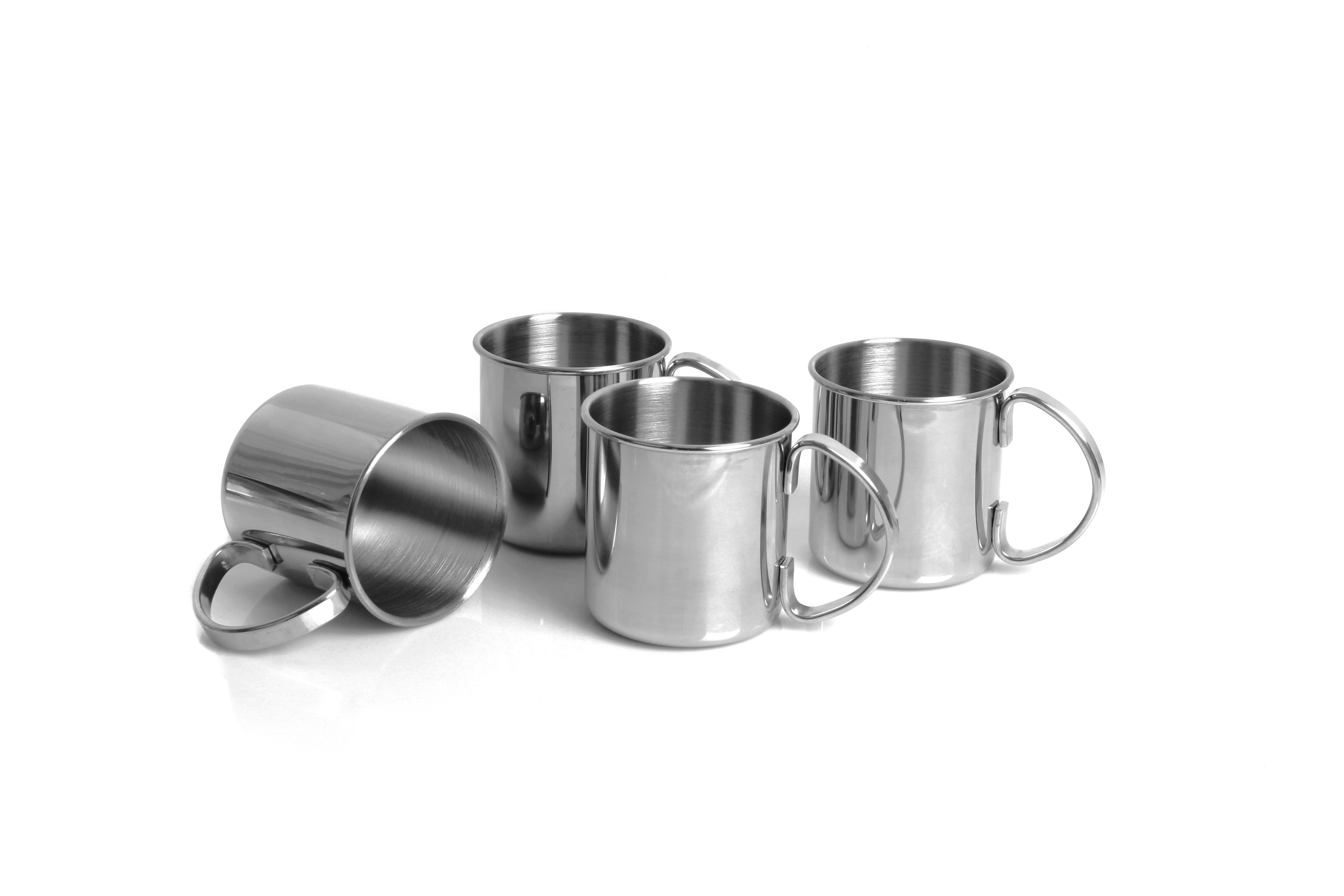 Becherset Ew-mm-4805 - Silberfarben, Basics, Metall (13,7/8,9/9cm) - Echtwerk