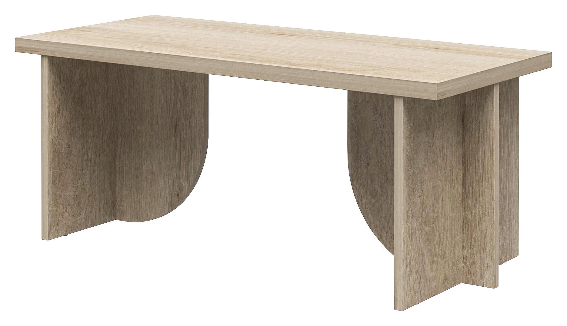 Couchtisch Voler Eichefarben 43 Cm - Eichefarben, Design, Holzwerkstoff (106/43/48cm) - MID.YOU
