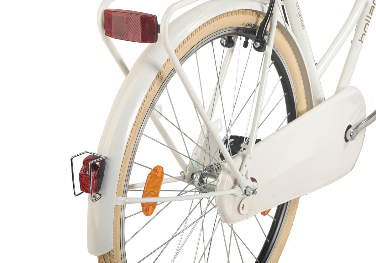 Citybike Original Singlespeed Hollandia, Weiß, 28 Zoll - Weiß, Basics, Metall (25/140/60cm)