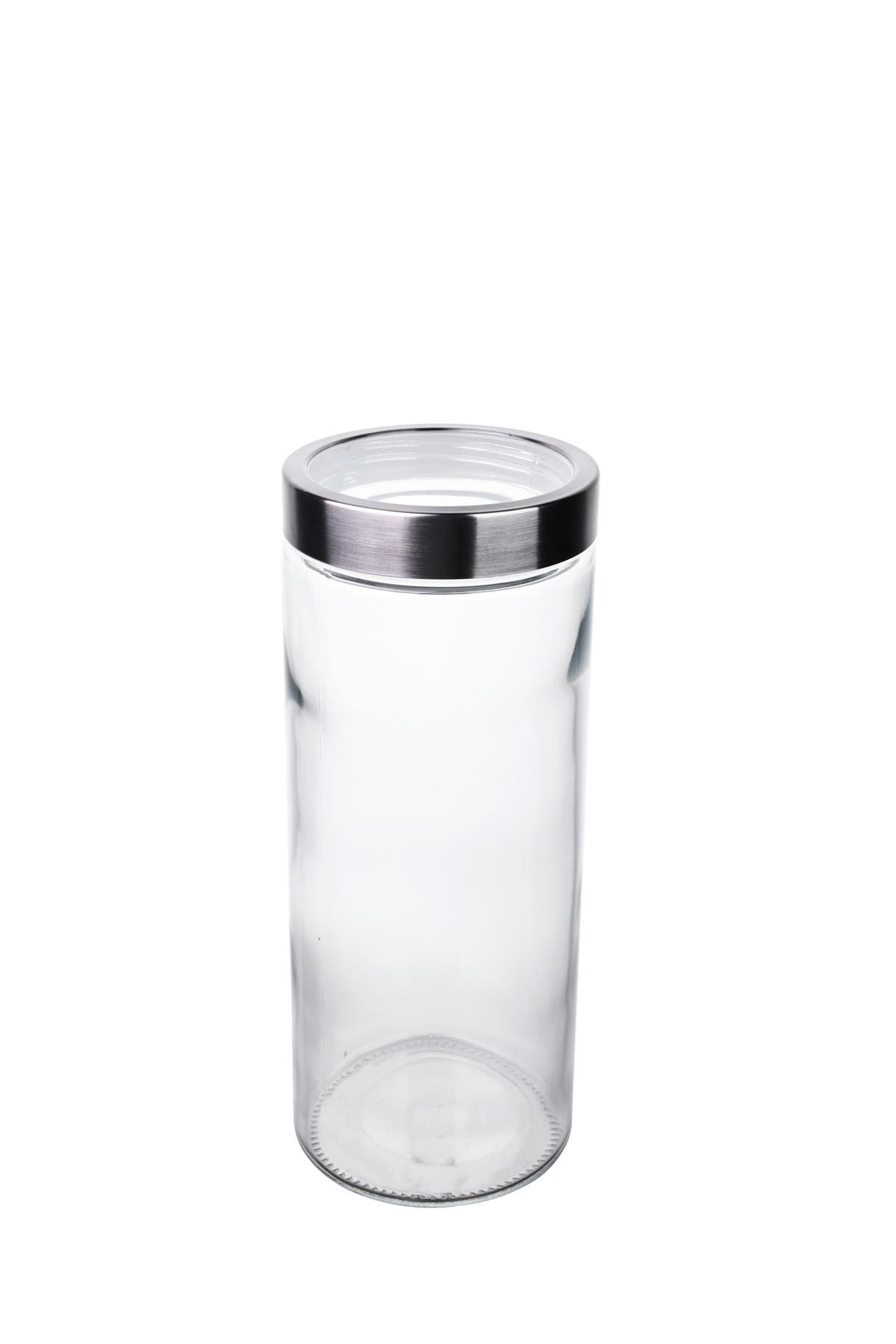 Ételtároló Doboz Liliana Kb. 2l - nemesacélszínű/áttetsző, Basics, műanyag/Üveg (11/27cm) - Luca Bessoni