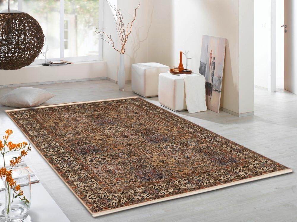 Orientteppich Vasuki Bakhtyari - Creme, Basics, Textil (65/90cm) - Cazaris