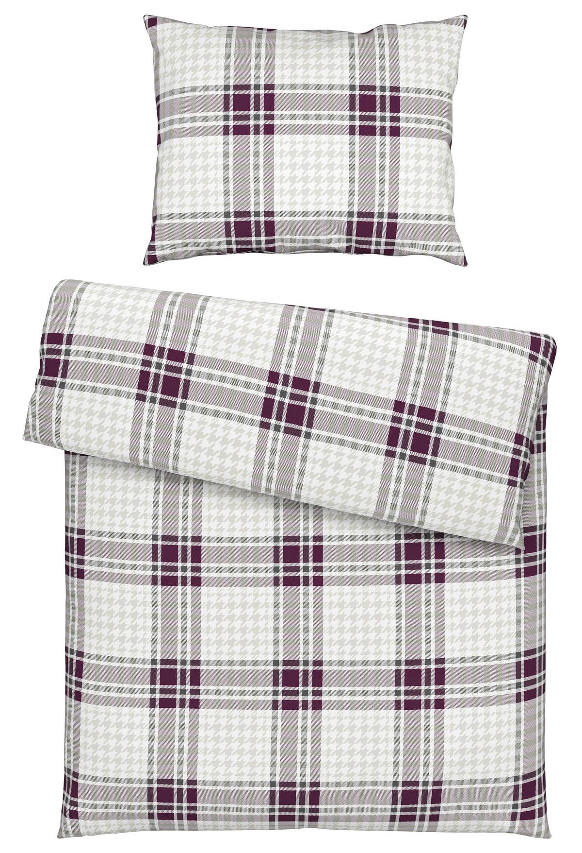 Bettwäsche Ella - Beere, MODERN, Textil - Luca Bessoni