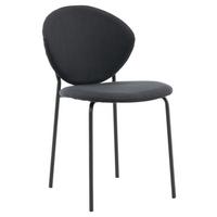 Stuhl-Set Vault - Schwarz, Design, Kunststoff/Textil (46/80/62cm) - Livetastic