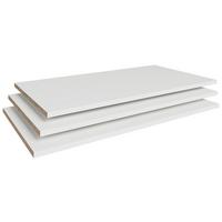 SADA VKLÁDACÍCH POLIC SPIRIT - bílá, Konvenční, kompozitní dřevo (87/1,5/46cm) - MID.YOU