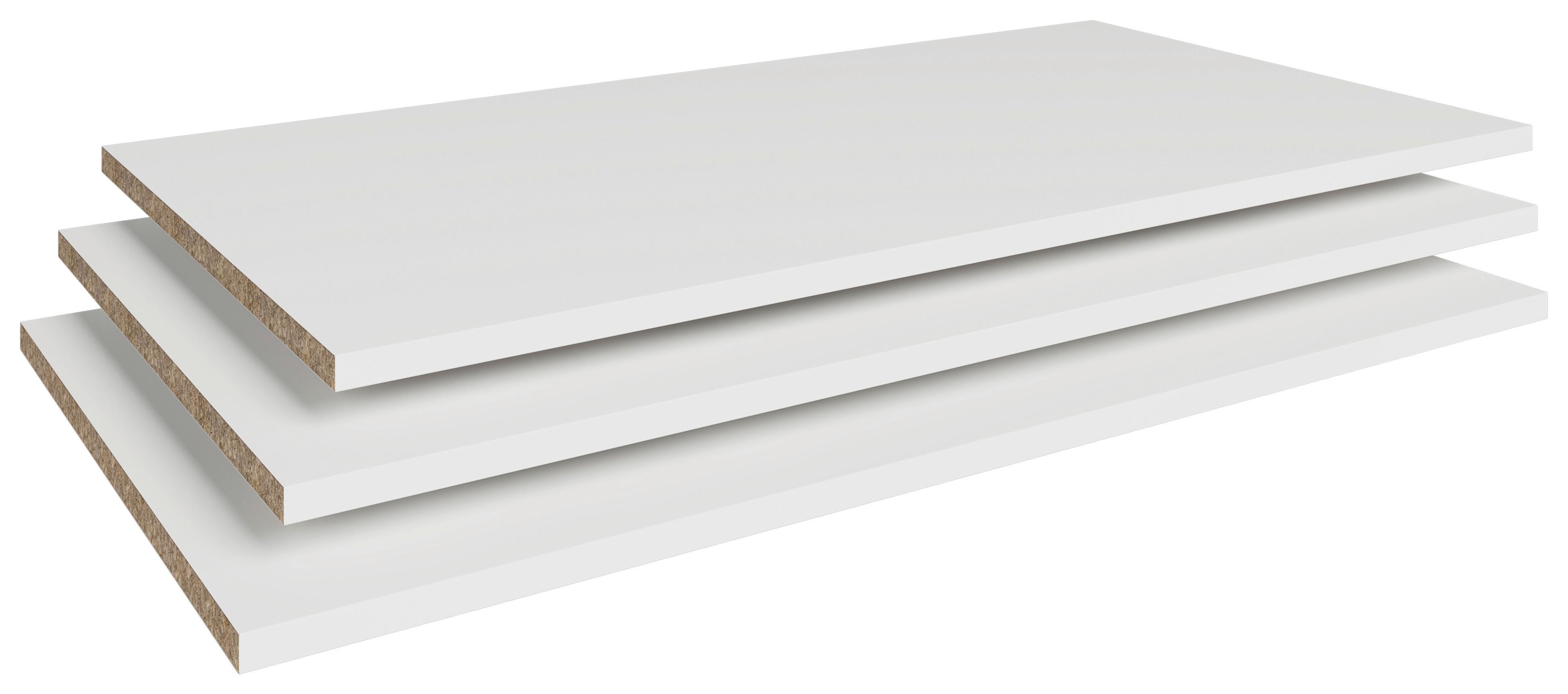 Einlegebodenset 3er Set weiß