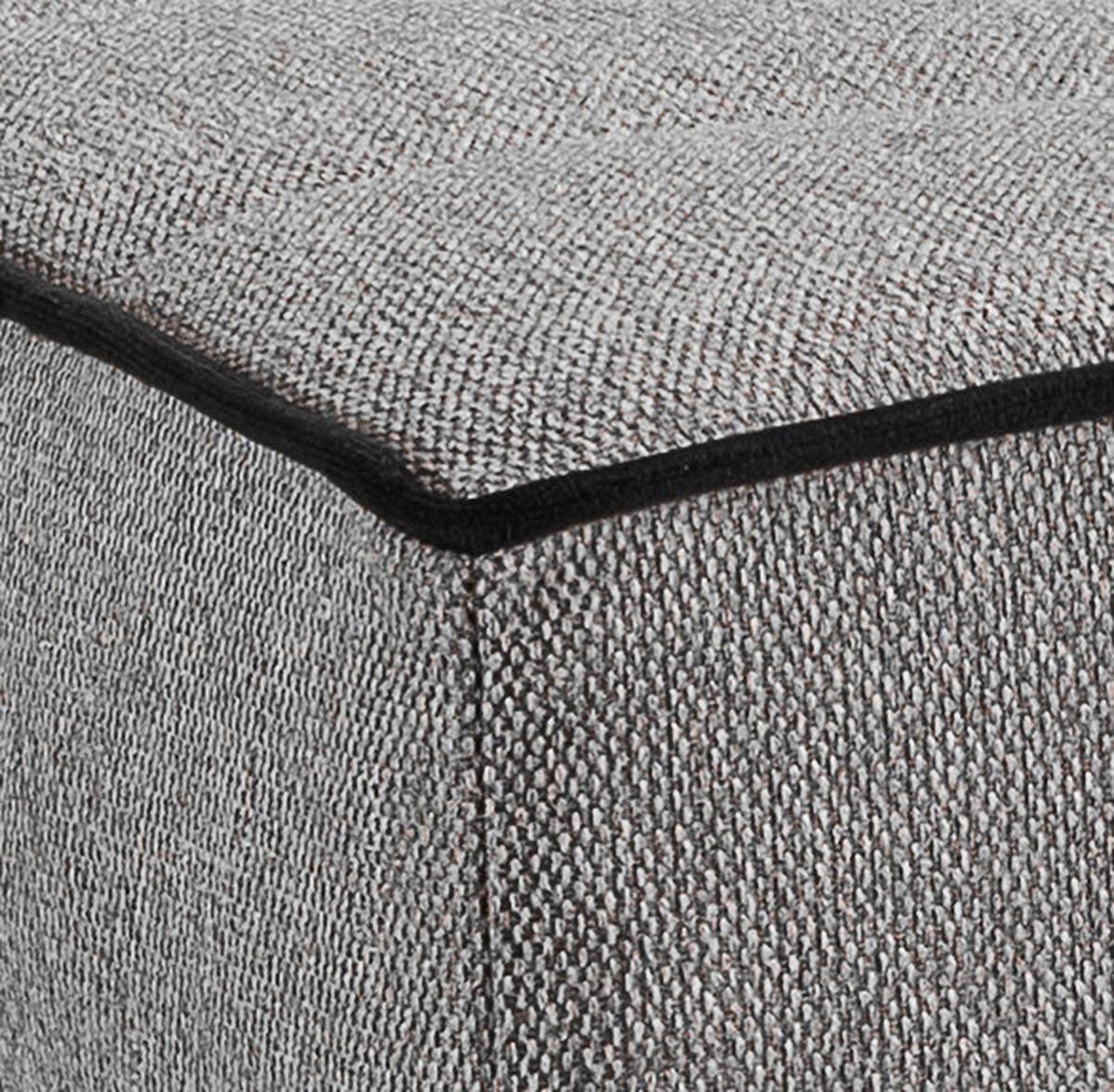 Schlafsofa Bono Hellgrau B: 199cm - Hellbraun/Hellgrau, Basics, Holz/Textil (199/91/91cm) - MID.YOU