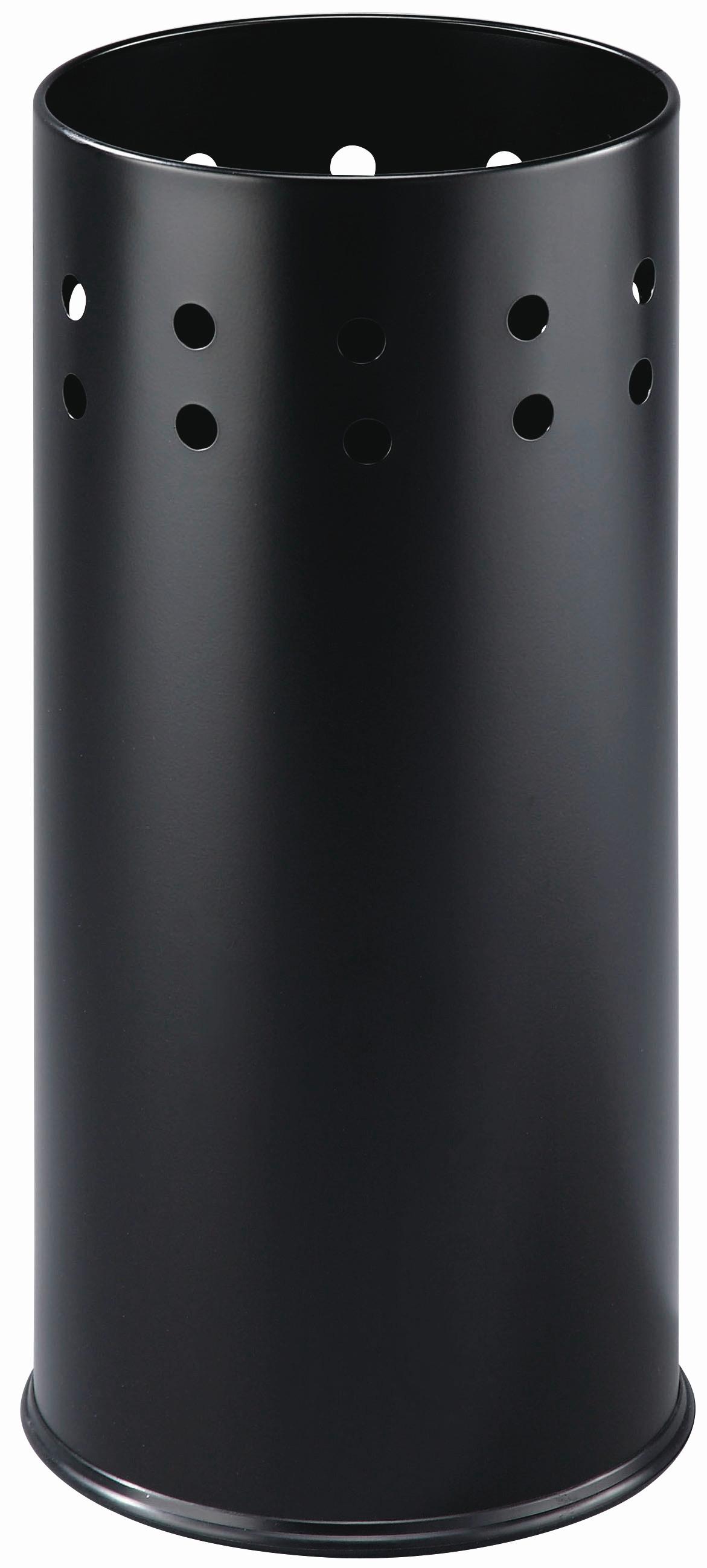 Schirmständer Lonati Schwarz Stahl H: 50 cm - Schwarz, MODERN, Metall (23,5/50cm)