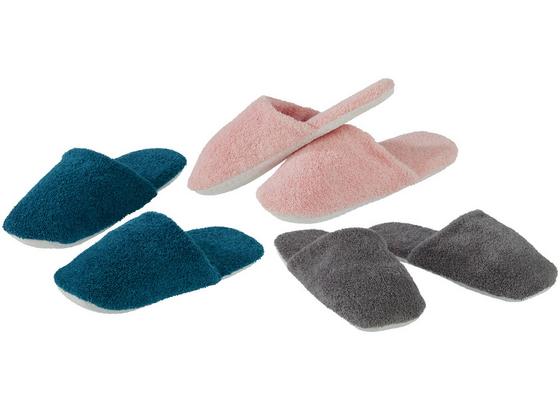 Papuče Pre Hostí Mario - sivá/petrolejová, textil - Based Papuče Pre Hostí Mario - sivá/petrolejová, textil - Based