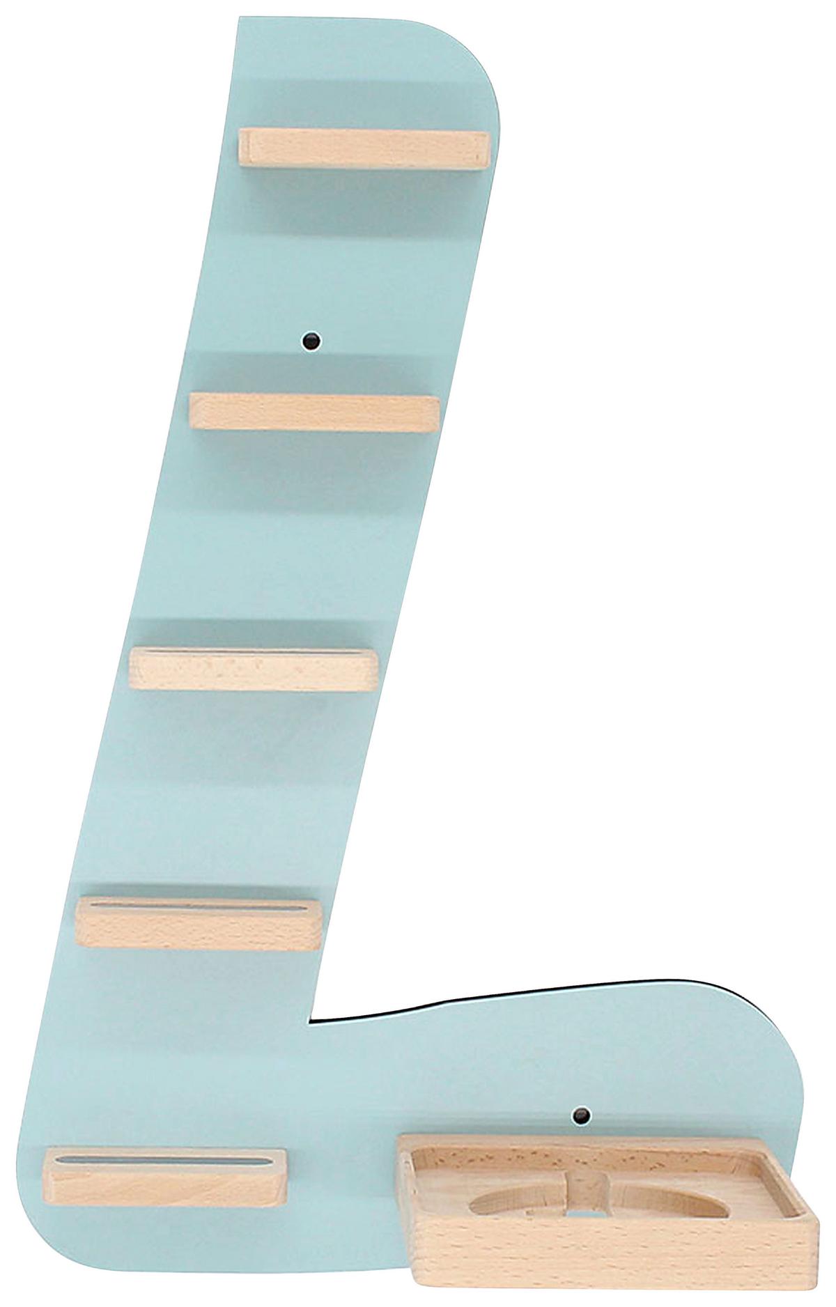 Kinderregal Boarti Grün B: 32 cm - Grün, MODERN, Holzwerkstoff (32/47/19cm) - MID.YOU