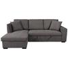 Ecksofa Lukas Dunkelgrau S: 158x239 Cm - Dunkelgrau, Trend, Textil (158/239cm)