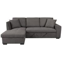 Ecksofa Lukas Dunkelgrau S: 158x239 Cm - Dunkelgrau, Trend, Textil (158/239cm)