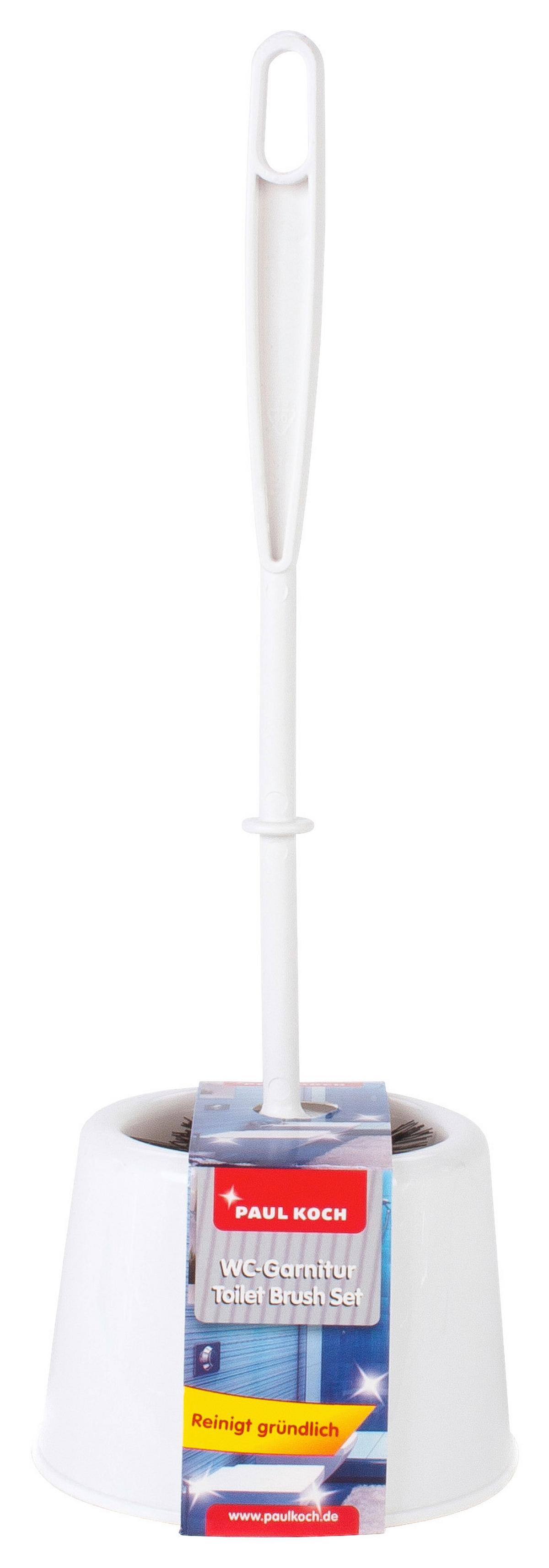 Wc-bürstengarnitur Sani Clean 87191 - Weiß, KONVENTIONELL, Kunststoff (14/38/14cm)