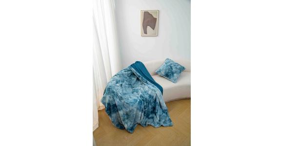 Felldecke Dina - Jadegrün, MODERN, Textil (150/200cm) - Luca Bessoni