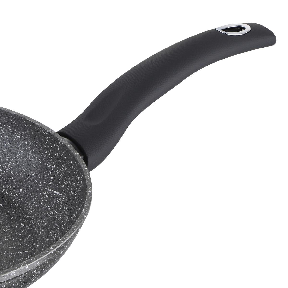 Bratpfanne Orion D: 24 cm Aluminium Antihaftbeschichtet - Dunkelgrau, Basics, Kunststoff/Metall