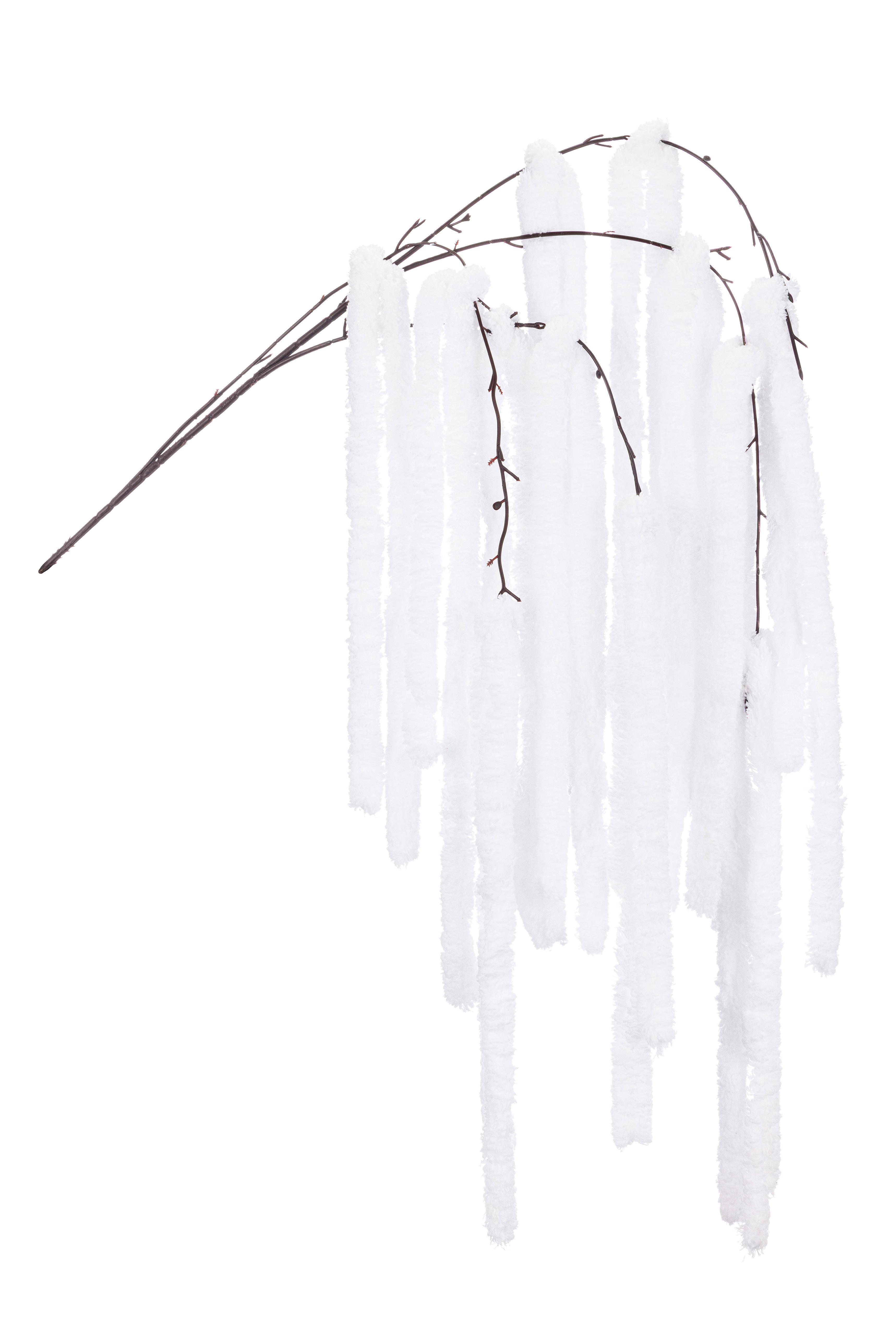 DEKOZWEIG Jan - Weiß, KONVENTIONELL, Kunststoff/Textil (115cm) - Luca Bessoni