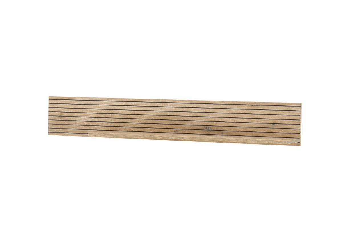 Wandboard Hudson Eichefarben B: 150cm - Eichefarben, Design, Holzwerkstoff (150/22/21cm) - MID.YOU