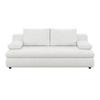 3-Sitzer-Sofa Mit Schlaffunktion Olso Weiß - Weiß, Trend, Holz/Kunststoff (205/72/100cm)