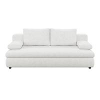 3-Sitzer-Sofa Mit Schlaffunktion Olso Weiß - Weiß, Trend, Holz/Kunststoff (205/72/100cm)