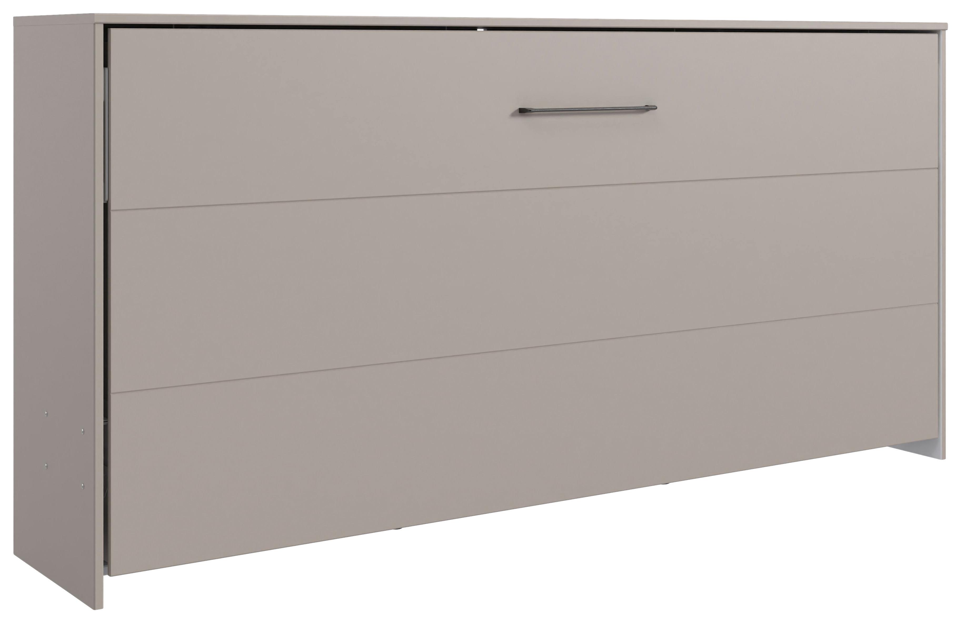 Schrankbett Juist Sahara Lf: 90x200 cm - Sahara, KONVENTIONELL, Holz/Holzwerkstoff (90/200cm) - MID.YOU