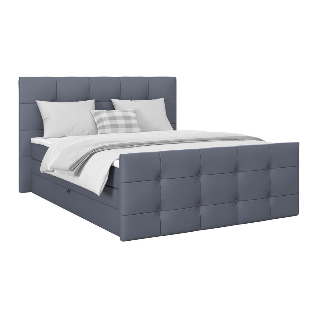 Boxspringbett mit Topper & Bettkasten 160x200 Josie