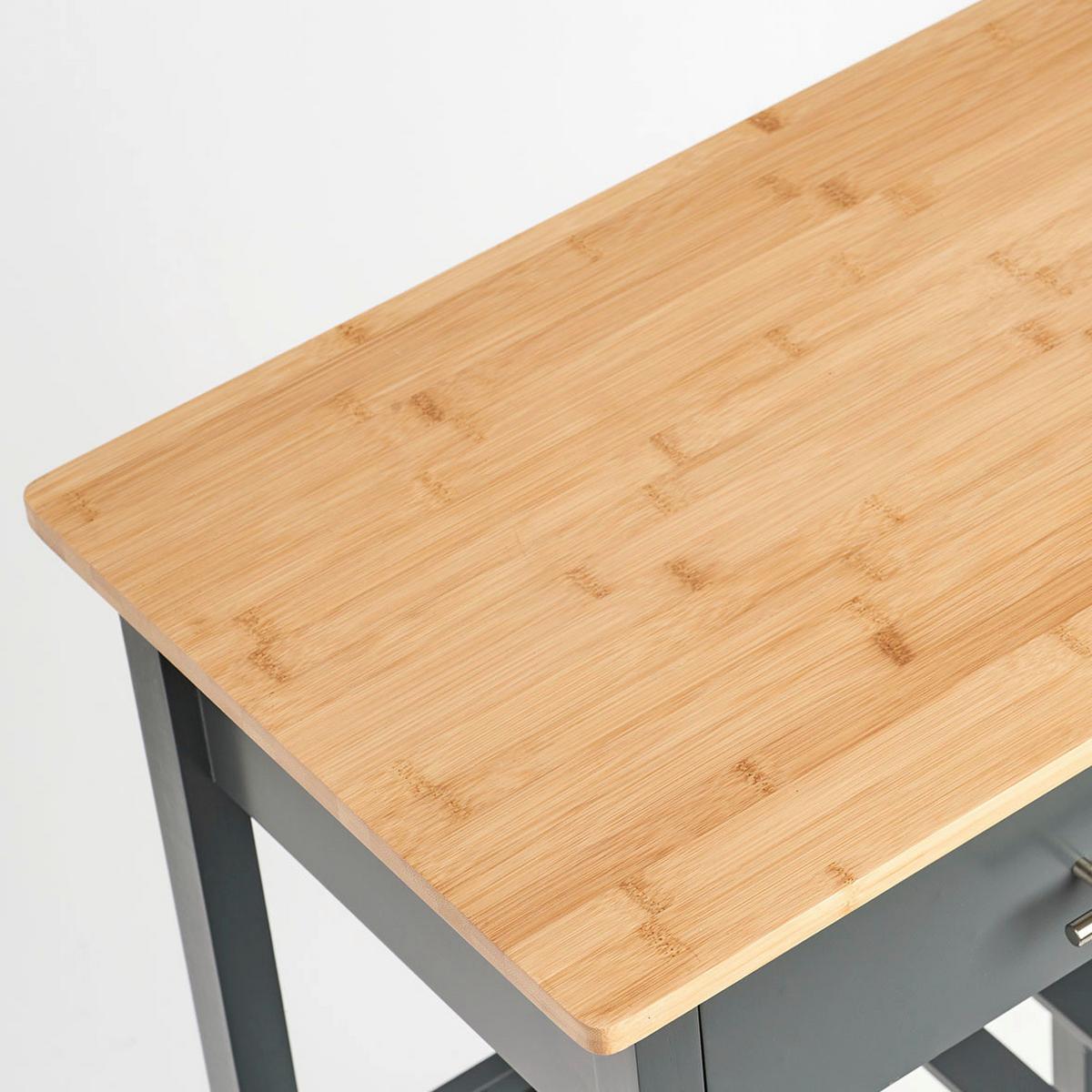 ALLZWECKWAGEN Grau B: 58 cm - Grau, Basics, Holz (58/93/40cm) - Zeller Present