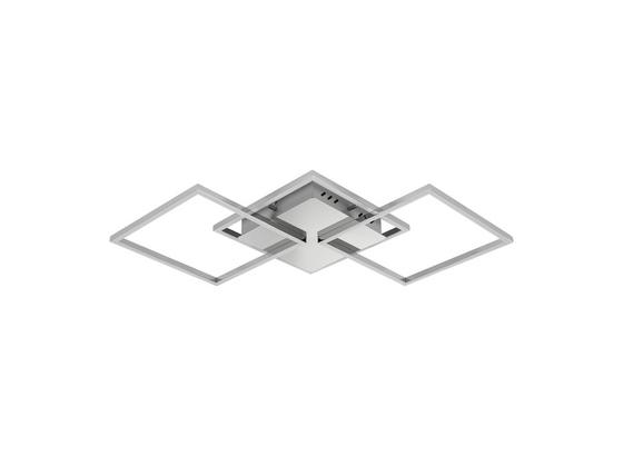 Led Stropná Lampa Jose - biela/strieborná, Konvenčný, kov/plast (75/37/6cm) - Premium Living Led Stropná Lampa Jose - biela/strieborná, Konvenčný, kov/plast (75/37/6cm) - Premium Living