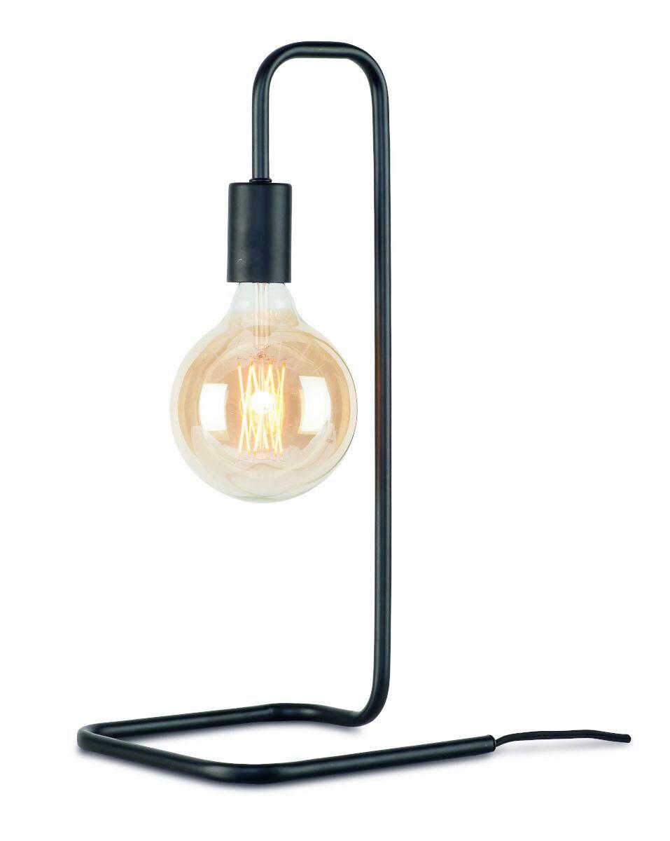 Tischleuchte London Schwarz B: 20 cm - Schwarz, Trend (20/45/20cm) - It's about Romi