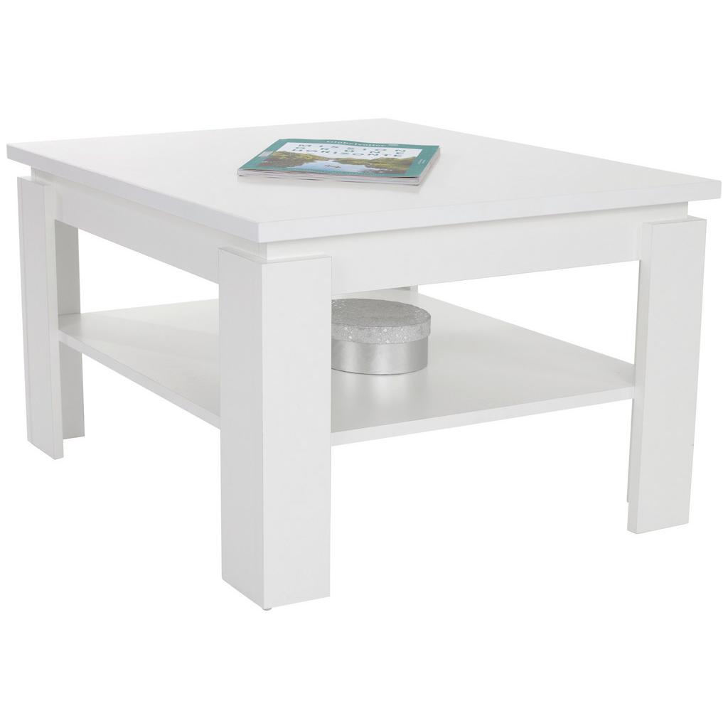 Couchtisch mit Ablagefach Nizza 1, Weiß Dekor