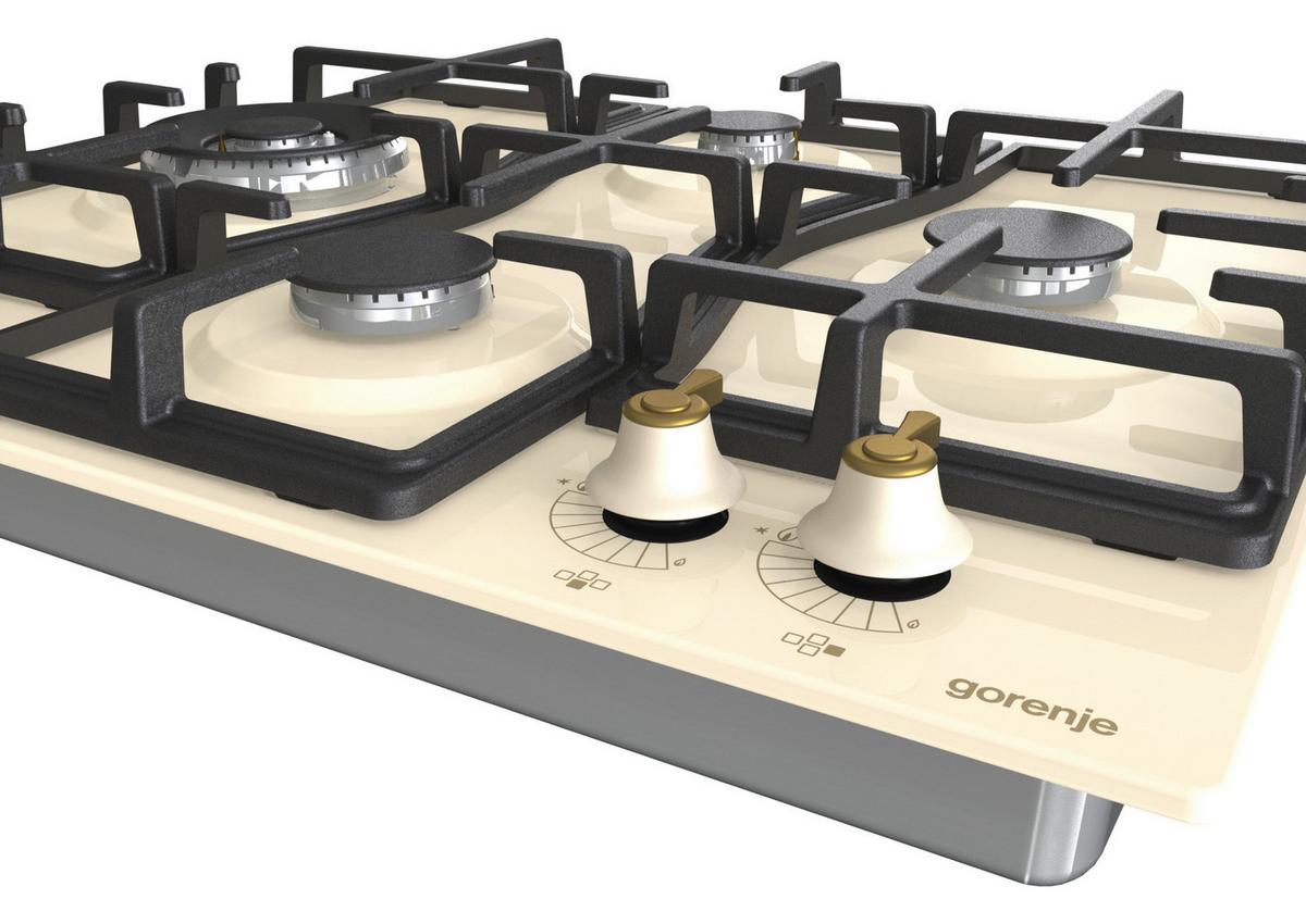 Gázfőzőlap Gw6d42cli - elefántcsont, Modern (60/13/52cm) - Gorenje