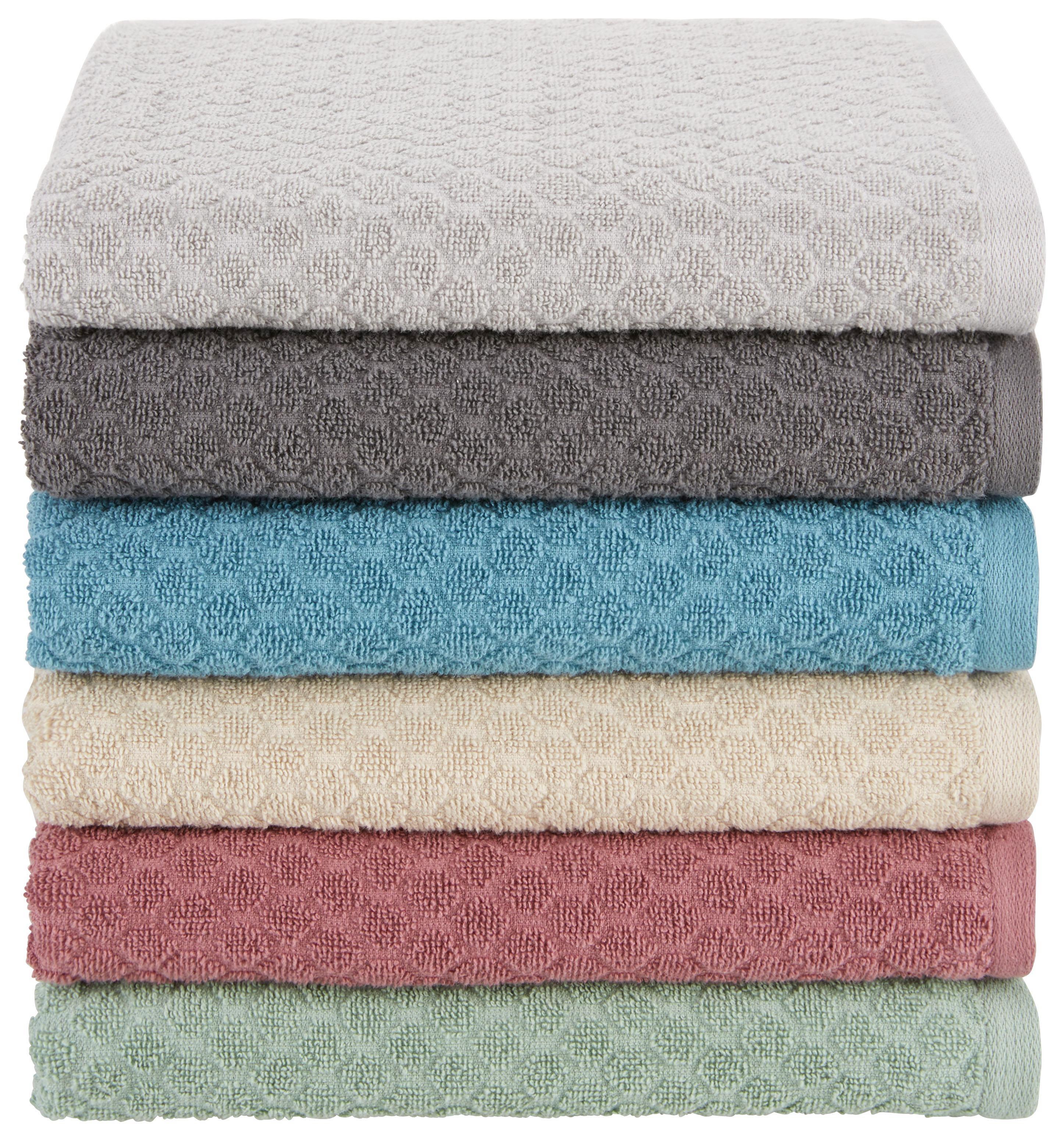 Duschtuch Elena - Mintgrün, MODERN, Textil (70/140cm) - Luca Bessoni