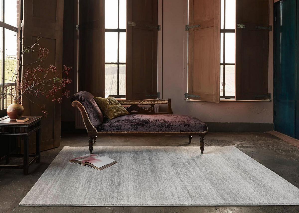 Webteppich Island Beach Grau/Hellgrau 133x200 cm - Hellgrau/Grau, KONVENTIONELL, Textil (133/200cm) - WECON HOME