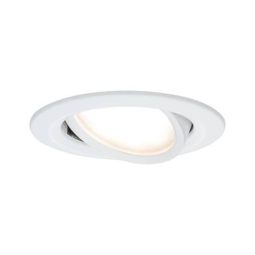 LED-Deckenleuchte Ø 8,4 cm 1-Flammig, Rund - Weiß, Basics, Metall (8,4cm) - Paulmann