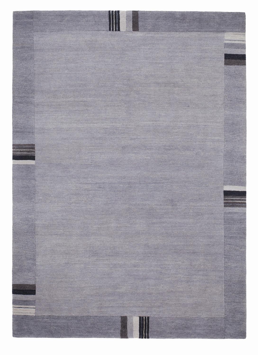 Orientalischer Webteppich Grau Sensation Silk Lakir 90x160 cm - Grau, LIFESTYLE, Textil (90/160cm) - Cazaris