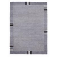 Orientalischer Webteppich Grau Sensation Silk Lakir 90x160 cm - Grau, LIFESTYLE, Textil (90/160cm) - Cazaris