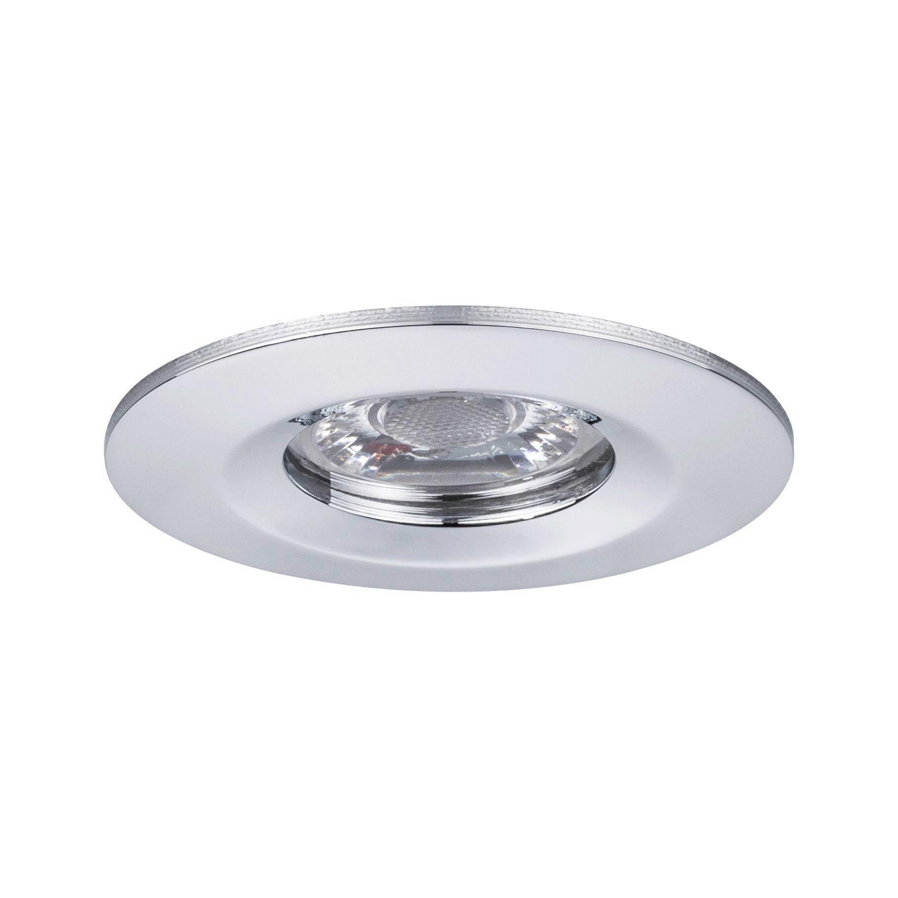 Led-deckenleuchte Ø 6,5 Cm Chromfarben Rund - Chromfarben/Alufarben, Basics, Metall (6,5cm) - Paulmann