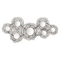 Wanddeko Osaka With M Goldfarben, Schwarz B: 121 Cm - Goldfarben/Schwarz, Basics, Metall (121/56/5cm)